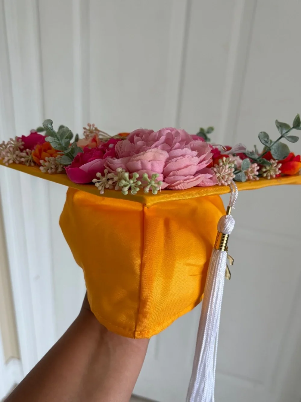 Jostens Youth Floral Graduation Cap